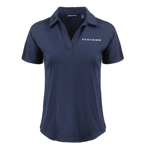 Cutter & Buck - Coastline Recycled Double Peached Ladies' Dolman Polo