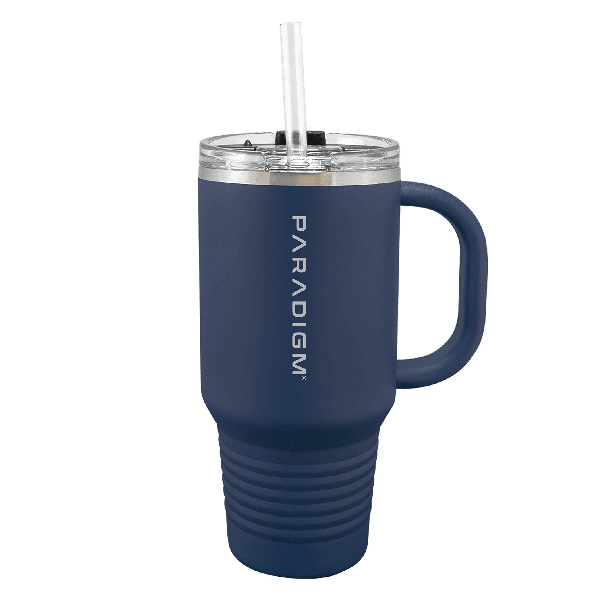 Polar Camel - 32 oz. Travel Mug w/ Snap Lid and Straw