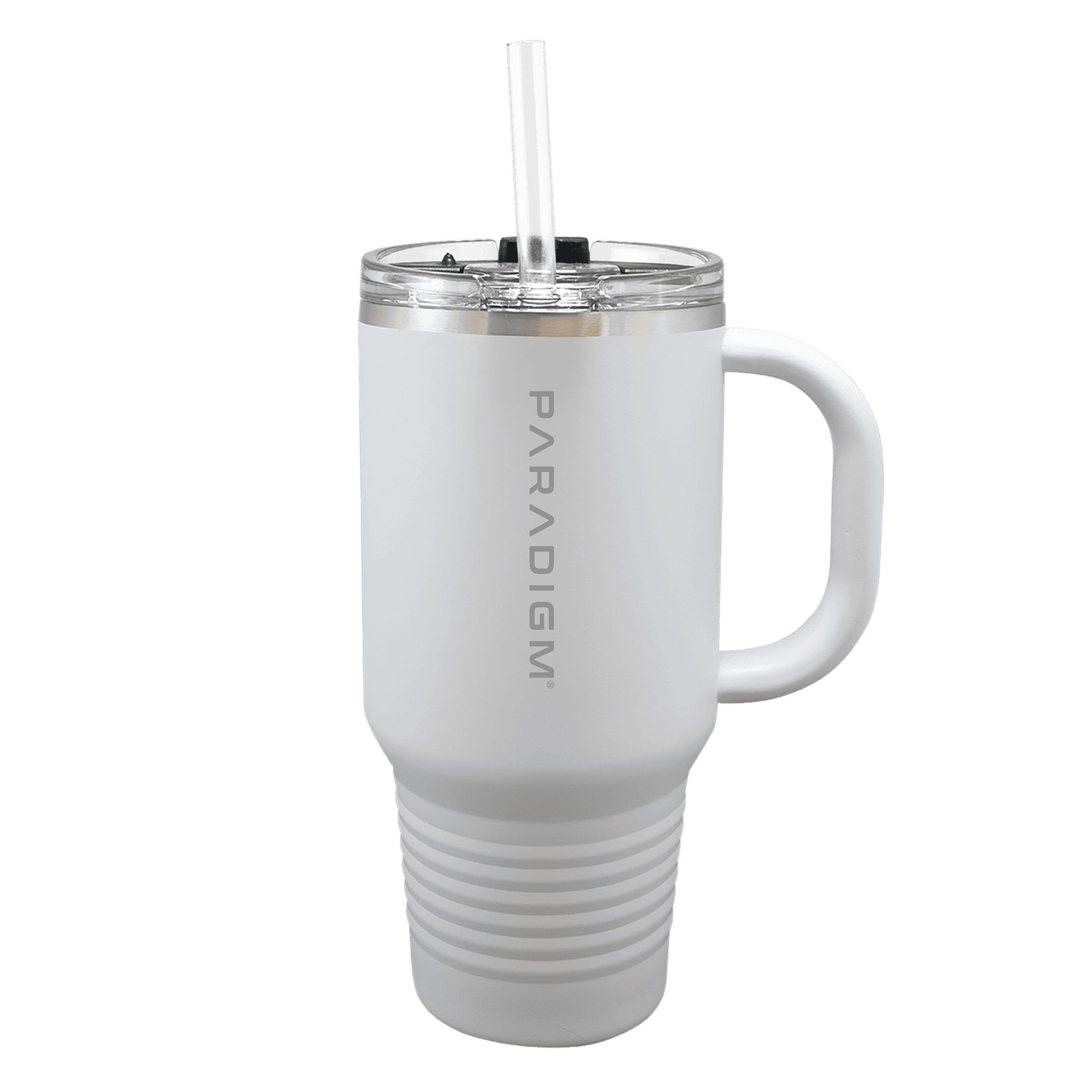 Polar Camel - 32 oz. Travel Mug w/ Snap Lid and Straw
