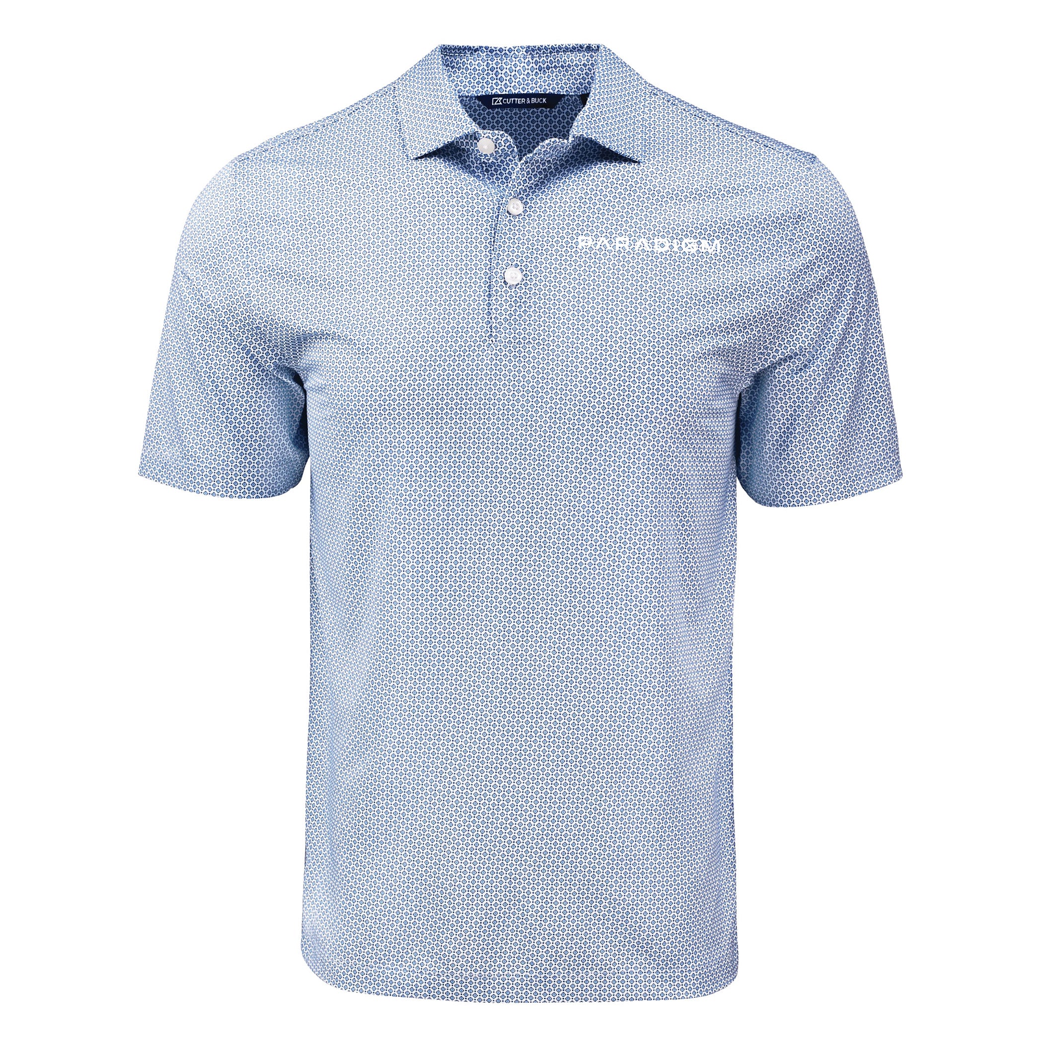 Cutter & Buck - Pike Recycled Diamond Dot Print Men's Polo
